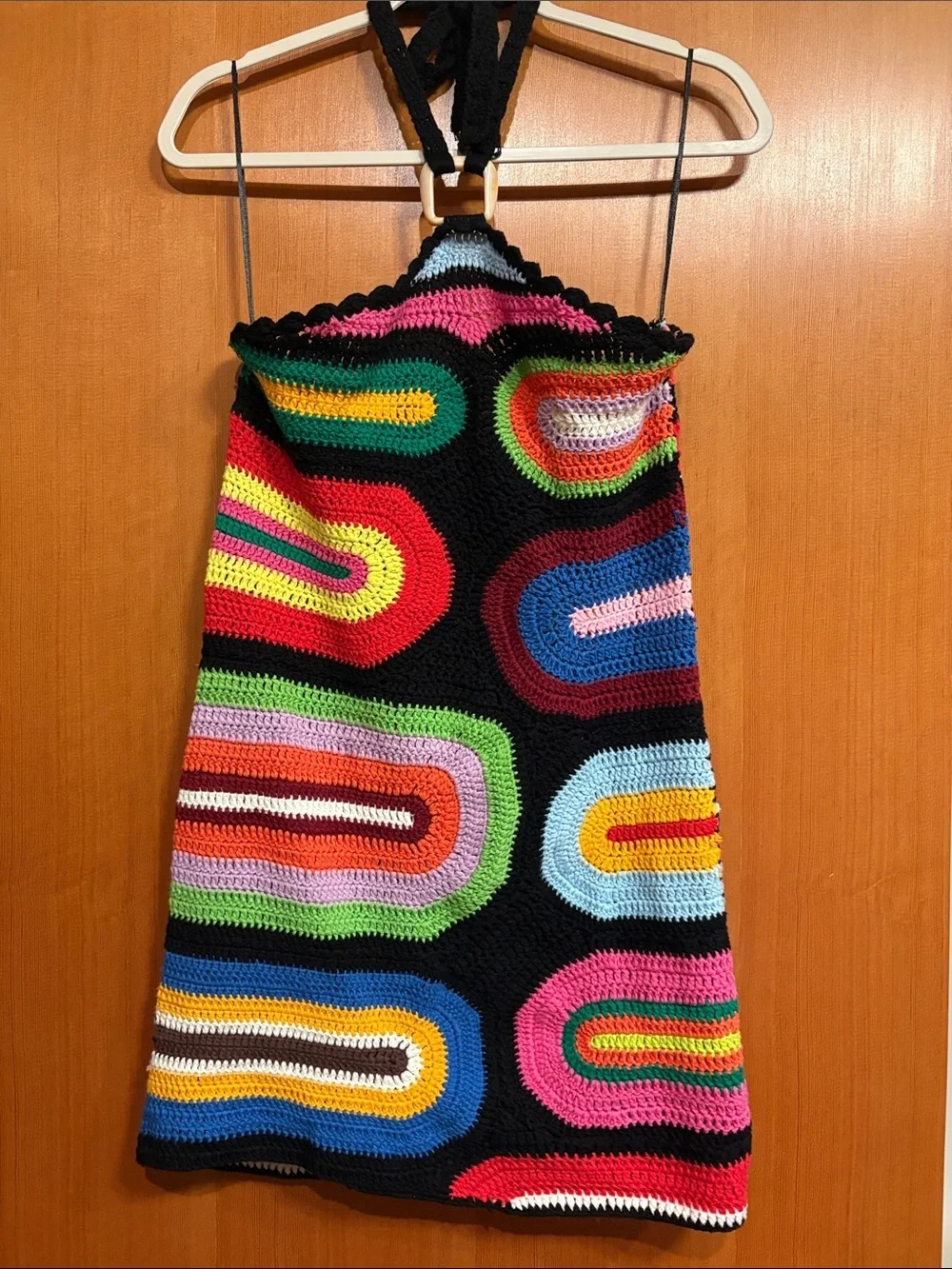 AKIRA Sweeter Than Honey Knit Halter Mini Dress